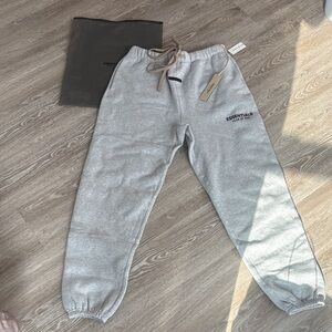 Essentials Fear of God Light Gray Joggers